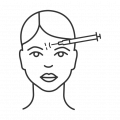 3965581_botox injection_cosmetology_face_facial_forehead_icon